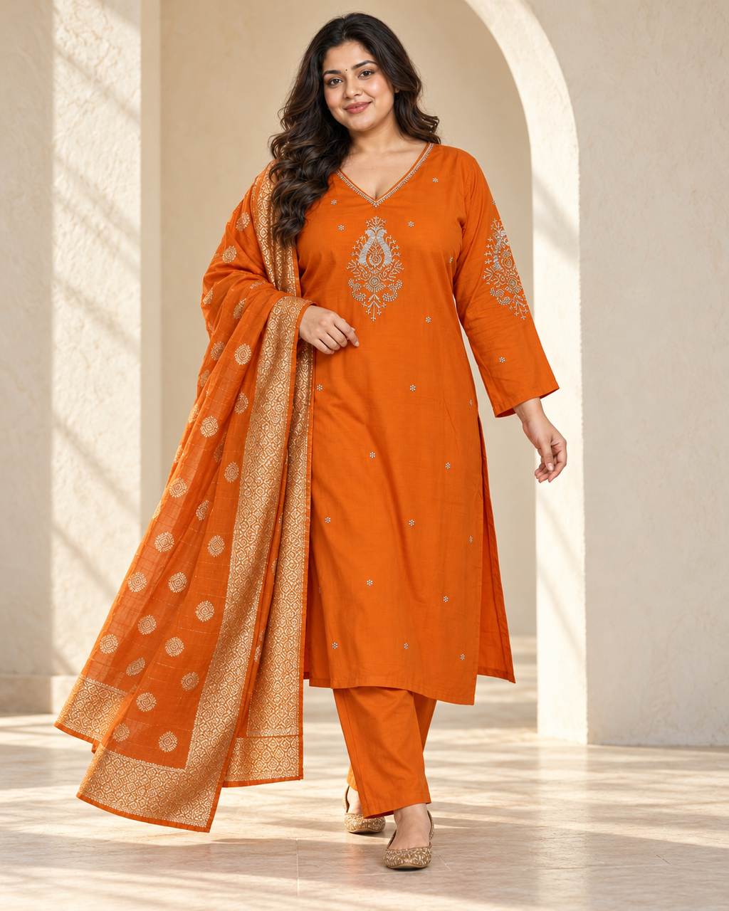 Soft Rayon Cotton Suit