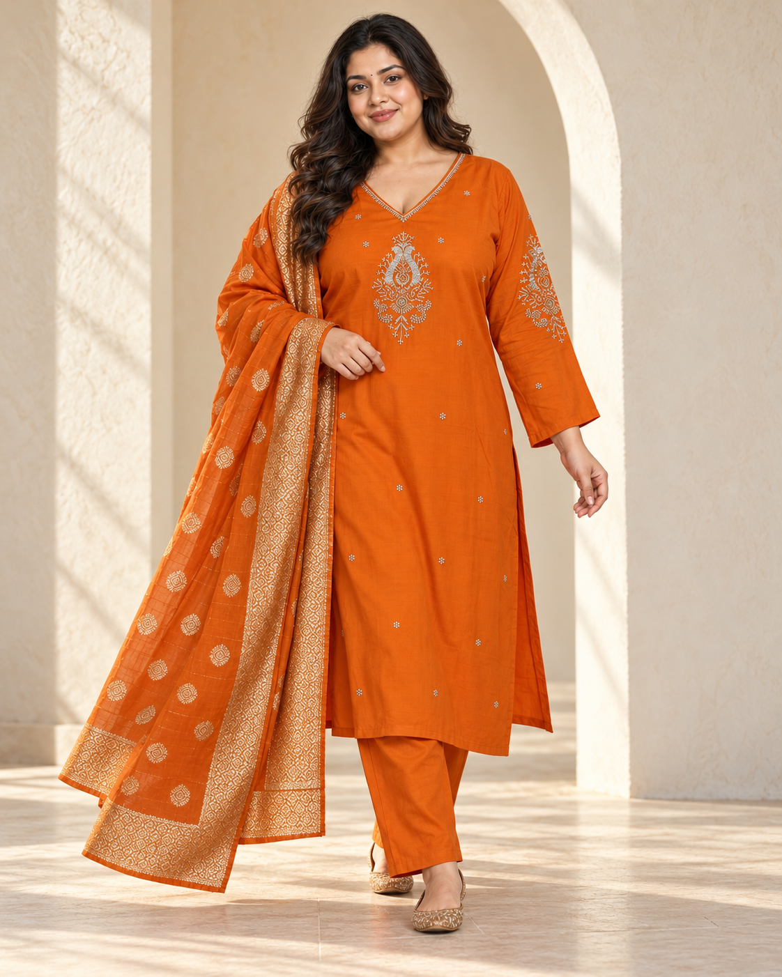 Soft Rayon Cotton Suit