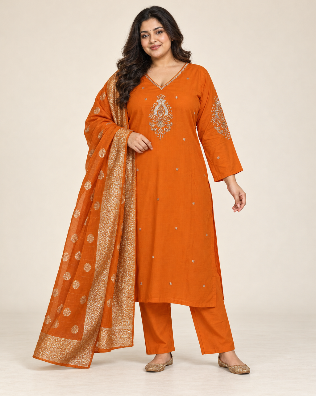 Soft Rayon Cotton Suit