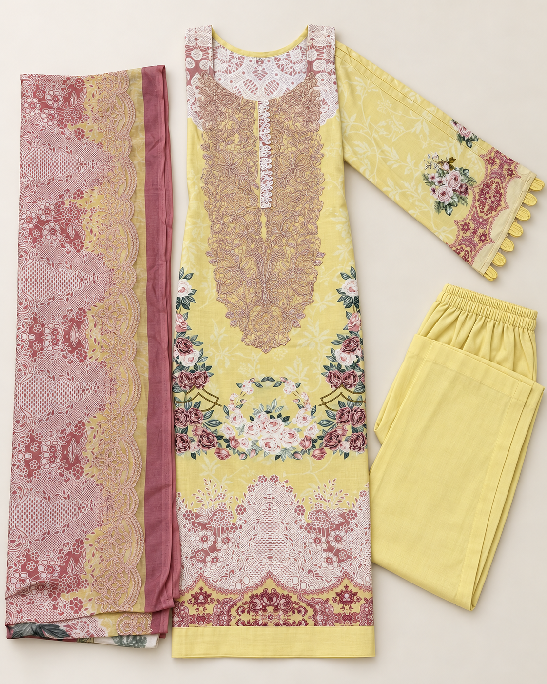 Pure Cotton Karachi Suit