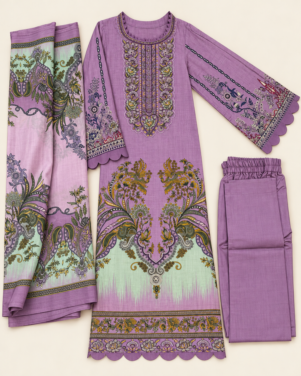 Pure Cotton Karachi Suit