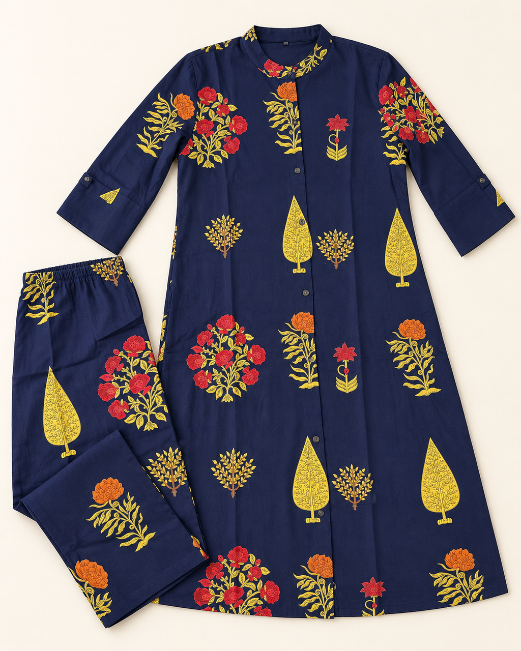 Pure Cotton Long Cord Set