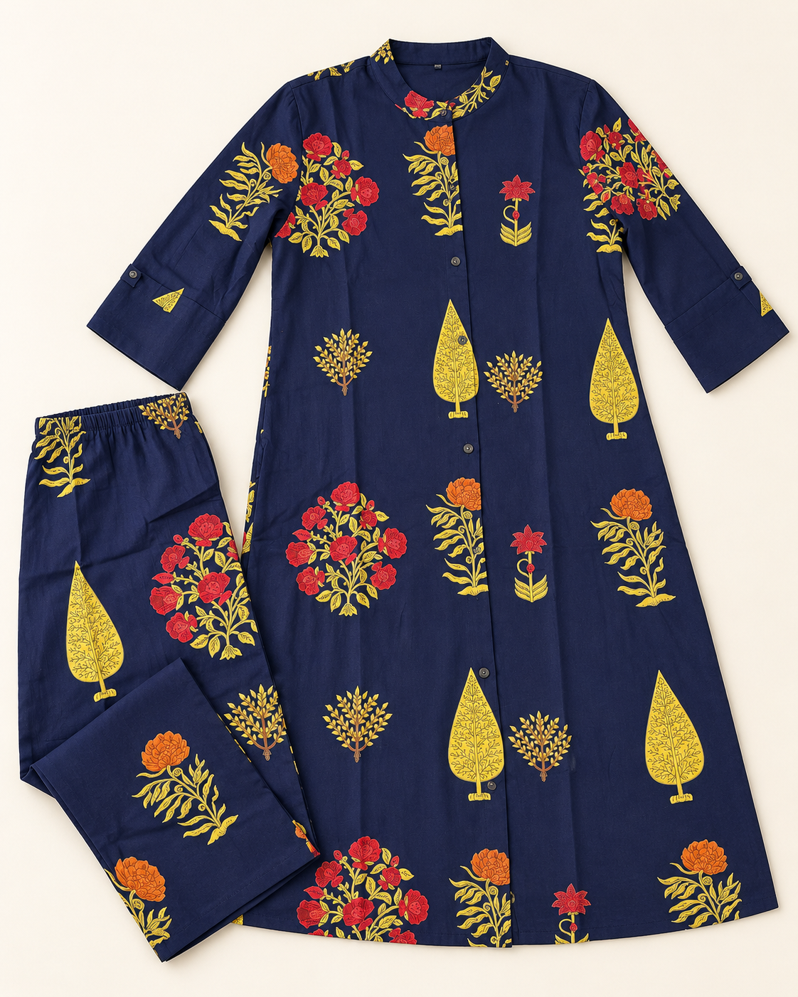 Pure Cotton Long Cord Set
