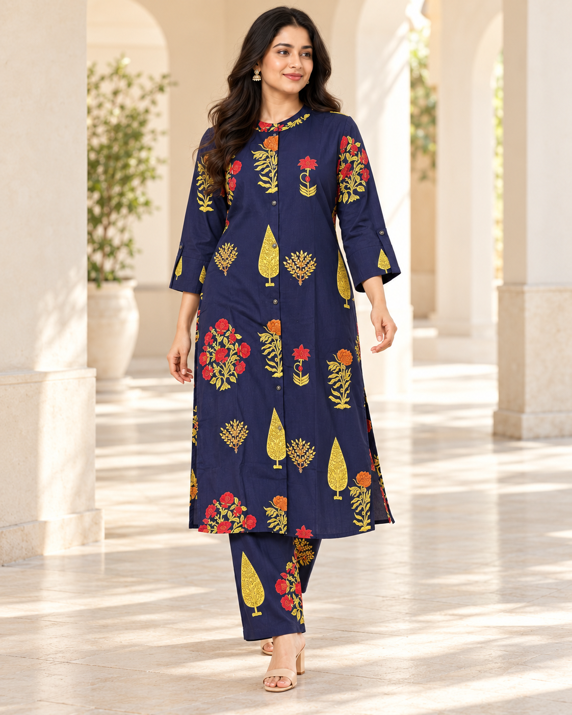 Pure Cotton Long Cord Set